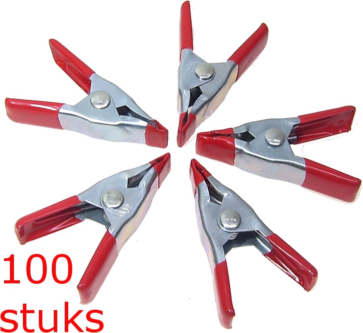 Merkloos 100X Mini Markt Klemmen Zeil Klem Lijmklem Klein 5 Cm