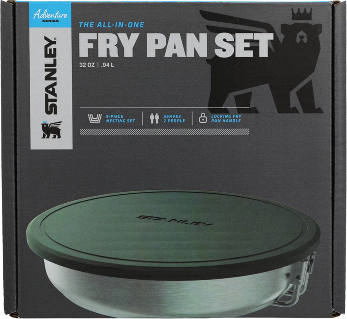  Stanley The All-In_One Fry Pan Set 1 L - Campingkookset - Stainless Steel