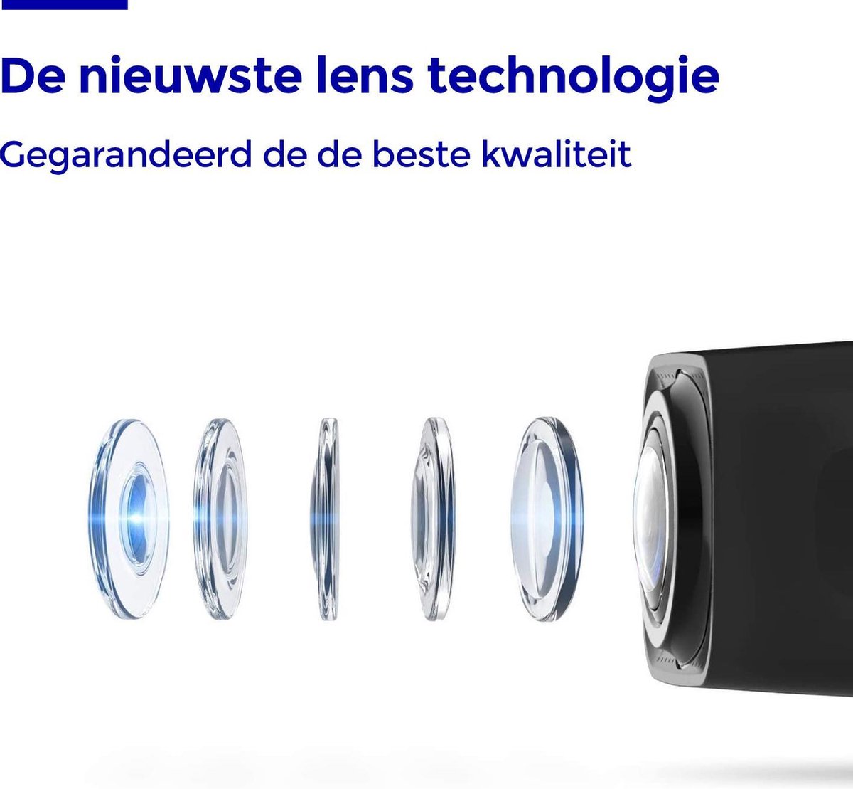  Nince ARC1 Draadloze Achteruitrijcamera Draadloos 2022 Model - 5 Inch Digitale Achteruit Rijcamera Met IR Nachtzicht - 2 Kanaals