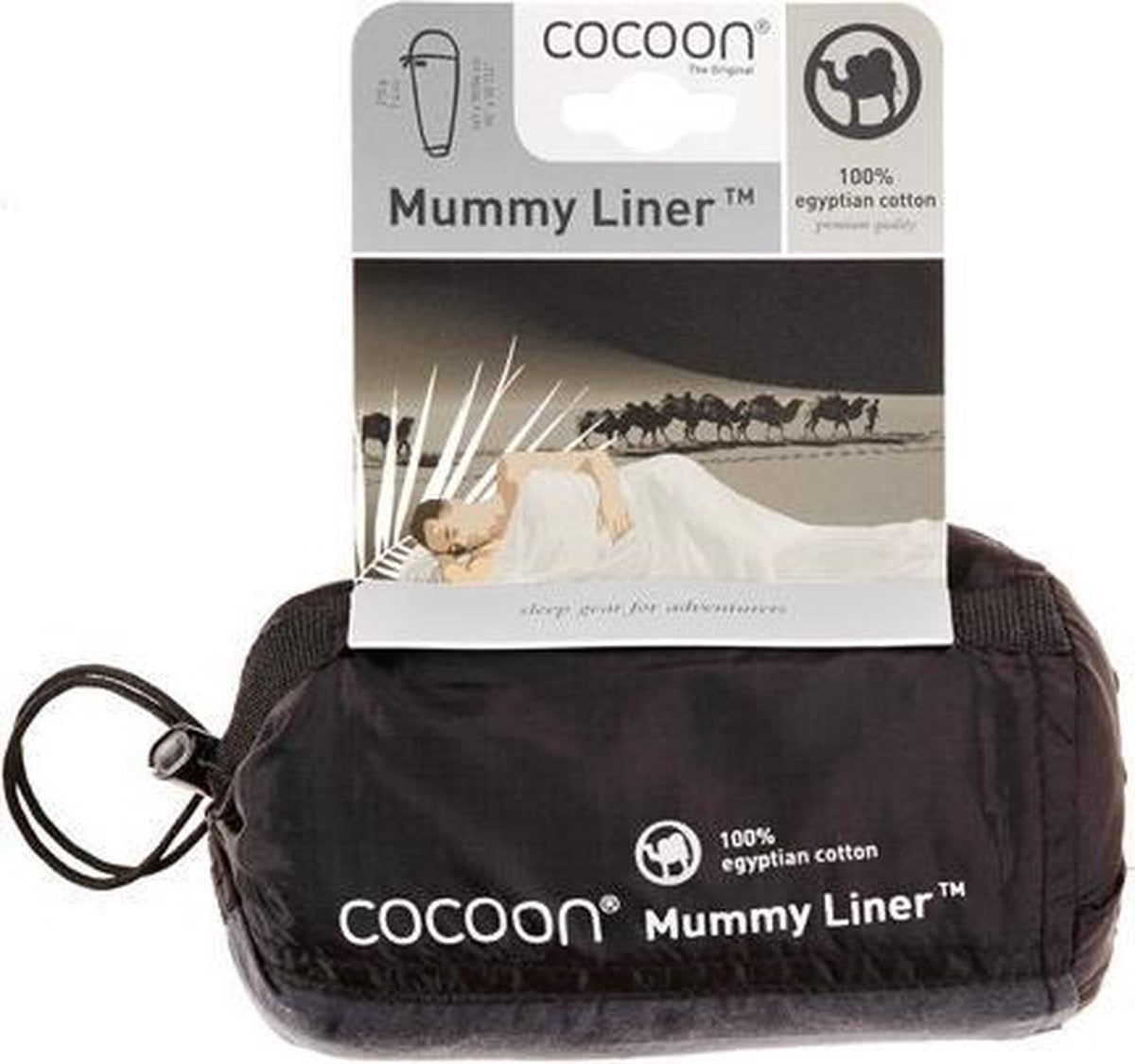  Cocoon Mummyliner - Lakenzak - Egyptisch Katoen - Tuareg