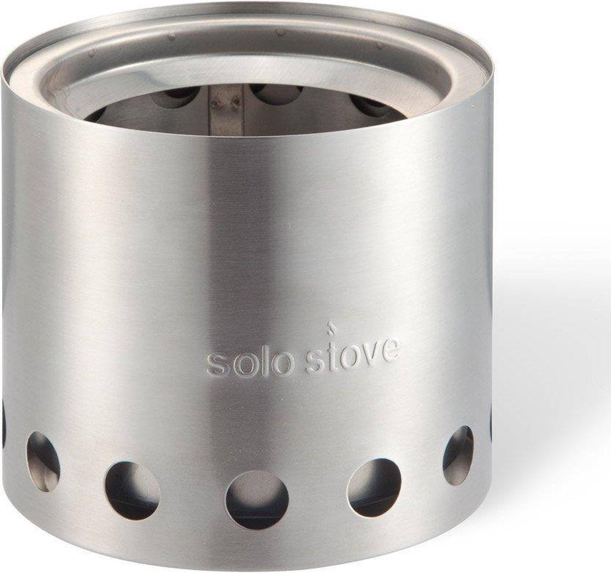  Solo Stove Lite Draagbare Kooktoestel. Geen Vloeibare Brandstof Nodig. Krachtige Efficiënte Houtverbranding En Weinig Rook. Voor 1-2 Personen, 304 Roestvrijstaal, Compact ⌀ 10,8 Cm, Hoogte 14,5 Cm, 255g.