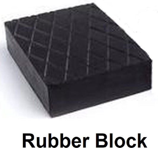  Rubberen Blok- Camper Levellers- Rubber Block Gummiklotz Gummiklötze Gummiauflage Gummiteller Hebebühne Grube 160x120x80 Mm Zwart Voor Autokrik, Trolleykrik En Pitjack
