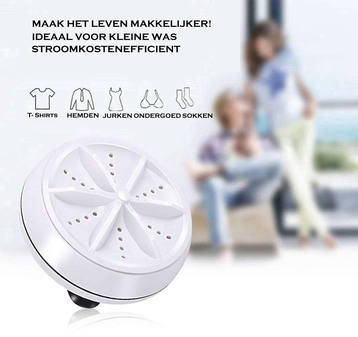 Merkloos Mini Wasmachine - 1 Stand - 1kg Wascapaciteit - Vernieuwde Chipset
