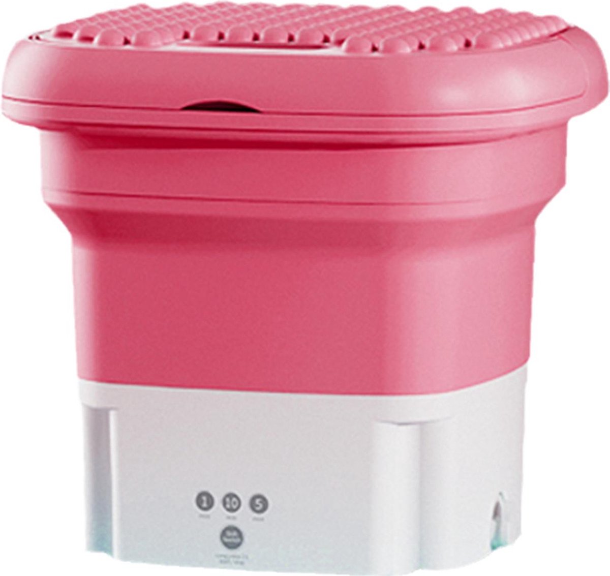  Mini Wasmachine - Camping Wasmachine - Roze - Opvouwbare Wasmachine - Handwasmachine - Fruitwasser - Kampeer Wasmachine