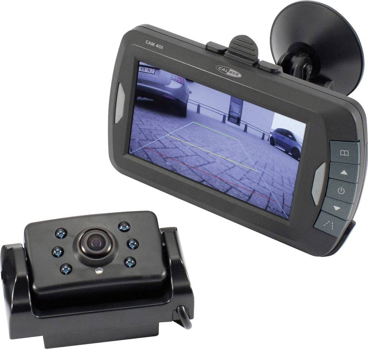  Caliber Draadloze Achteruitrijcamera Met 4,3 Inch Scherm Voor Auto En Camper Waterbestendig (CAM401)
