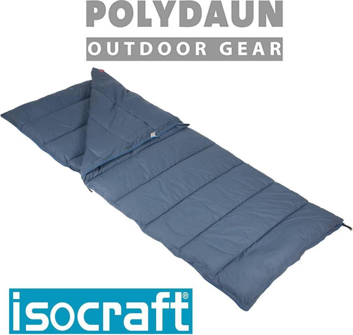  Polydaun Zilvermeeuw Slaapzak - XXL - Petrol - 100x220 Cm
