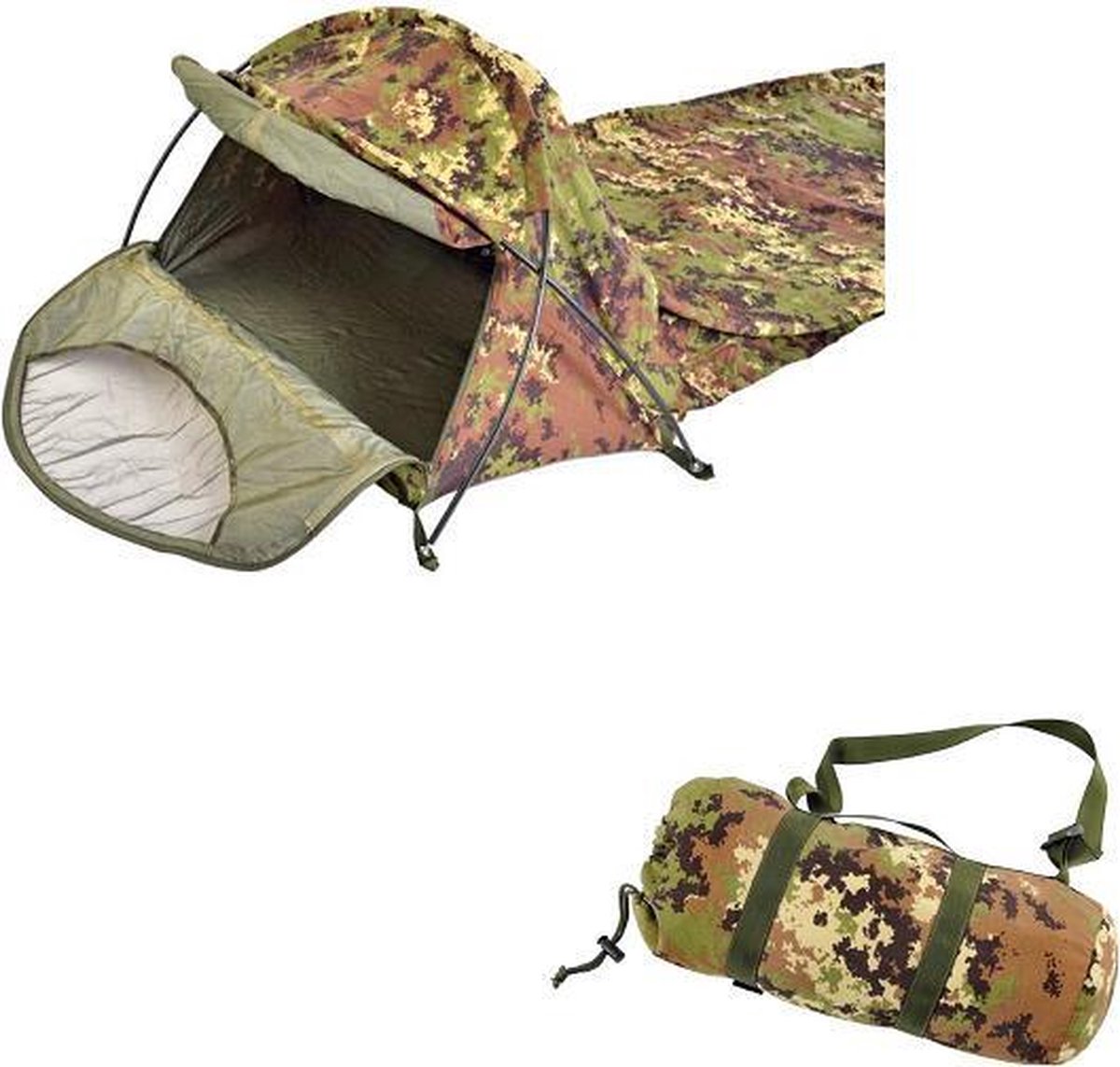  Defcon 5 Bivi Tent - Camo - 1 Persoons