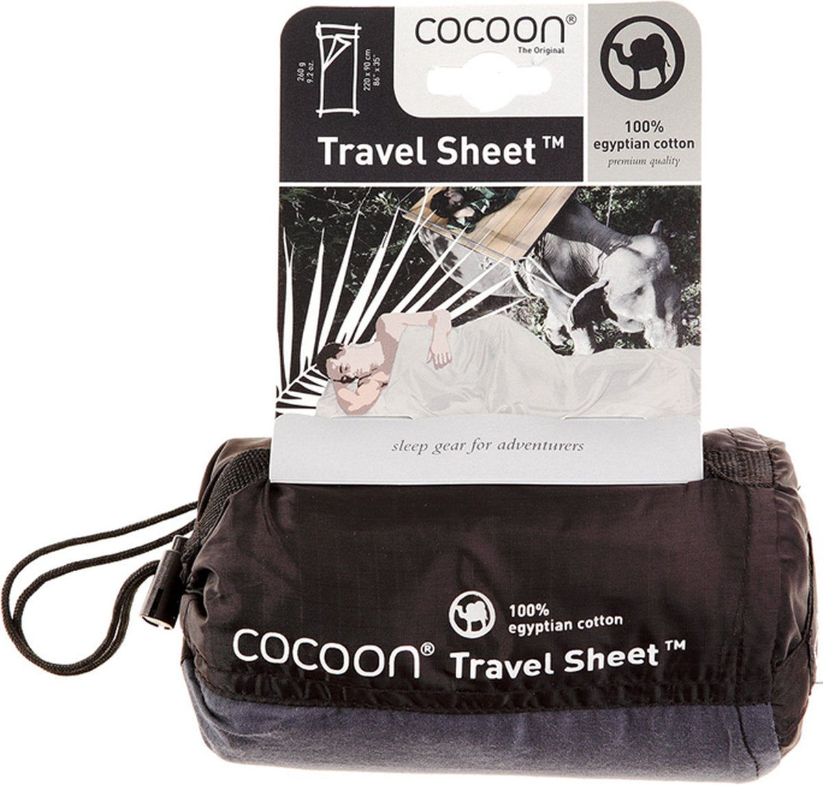  Cocoon TravelSheets 100% Egyptisch Katoen - Tuareg