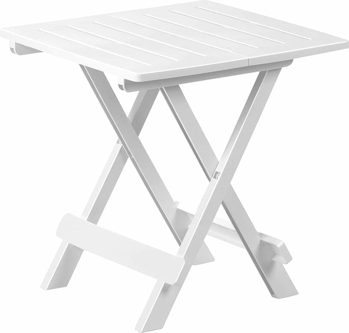 GENERIC Bijzettafel Adige Wit Kunststof 45x43x50cm