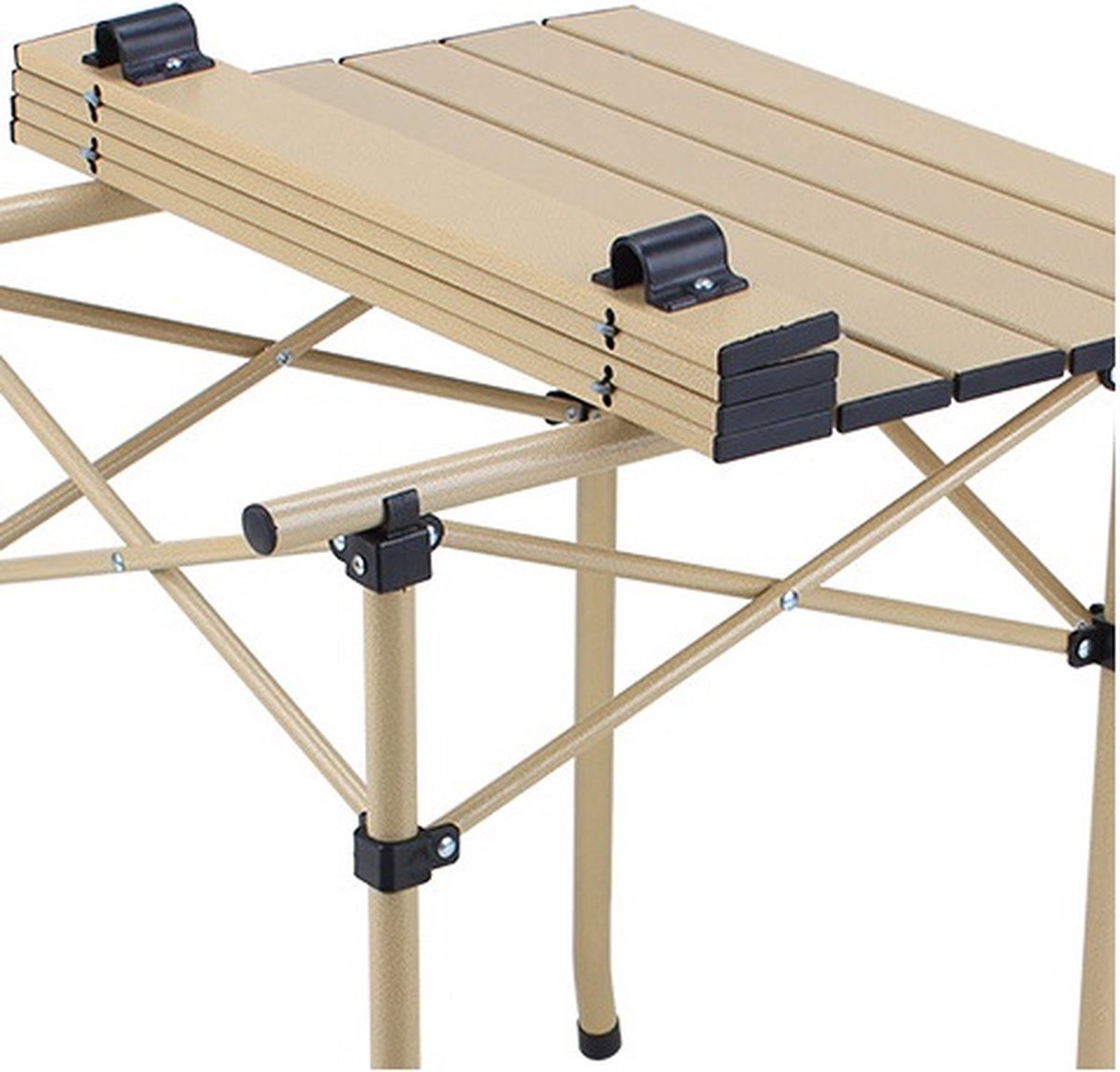 Merkloos Camping Tafel Met Stoelen - Inklapbaar - Camping Set - Kamperen - Outdoor - Lichtgewicht