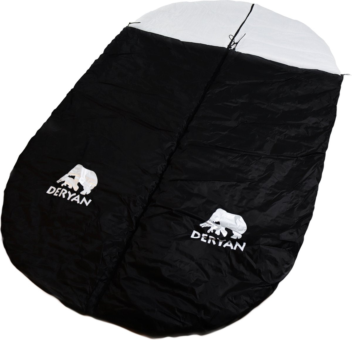  Deryan Cocoon Pop Up Tent - Slaapzak - Luchtbed - Luchtpomp - 4 Persoons - Zilver
