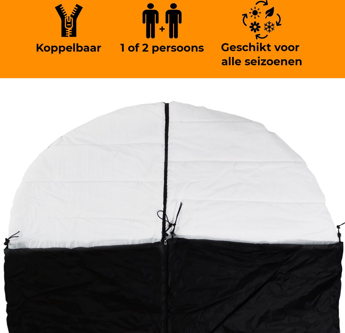  Deryan Cocoon Pop Up Tent - Slaapzak - Luchtbed - Luchtpomp - 4 Persoons - Zilver
