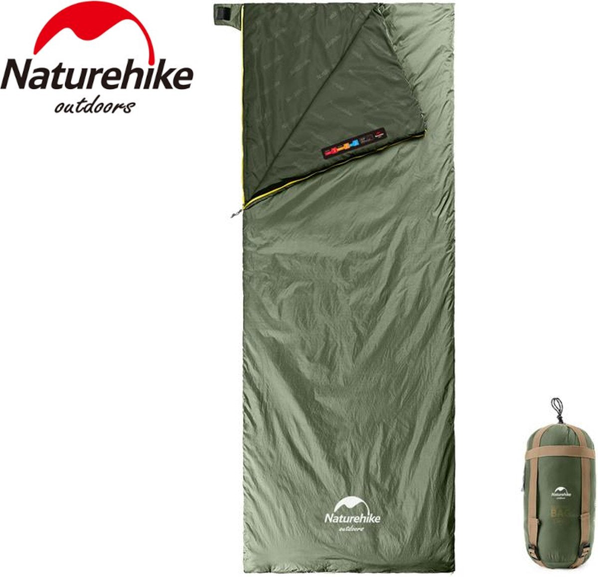 Naturehike® Slaapzak - Lichtgewicht - 205*85cm - Compact - Waterdicht - 3 Seizoenen Slaapzak Lente, Zomer &amp; Herfst - Outdoor - Slaapzakken Volwassen &amp; Kinderen