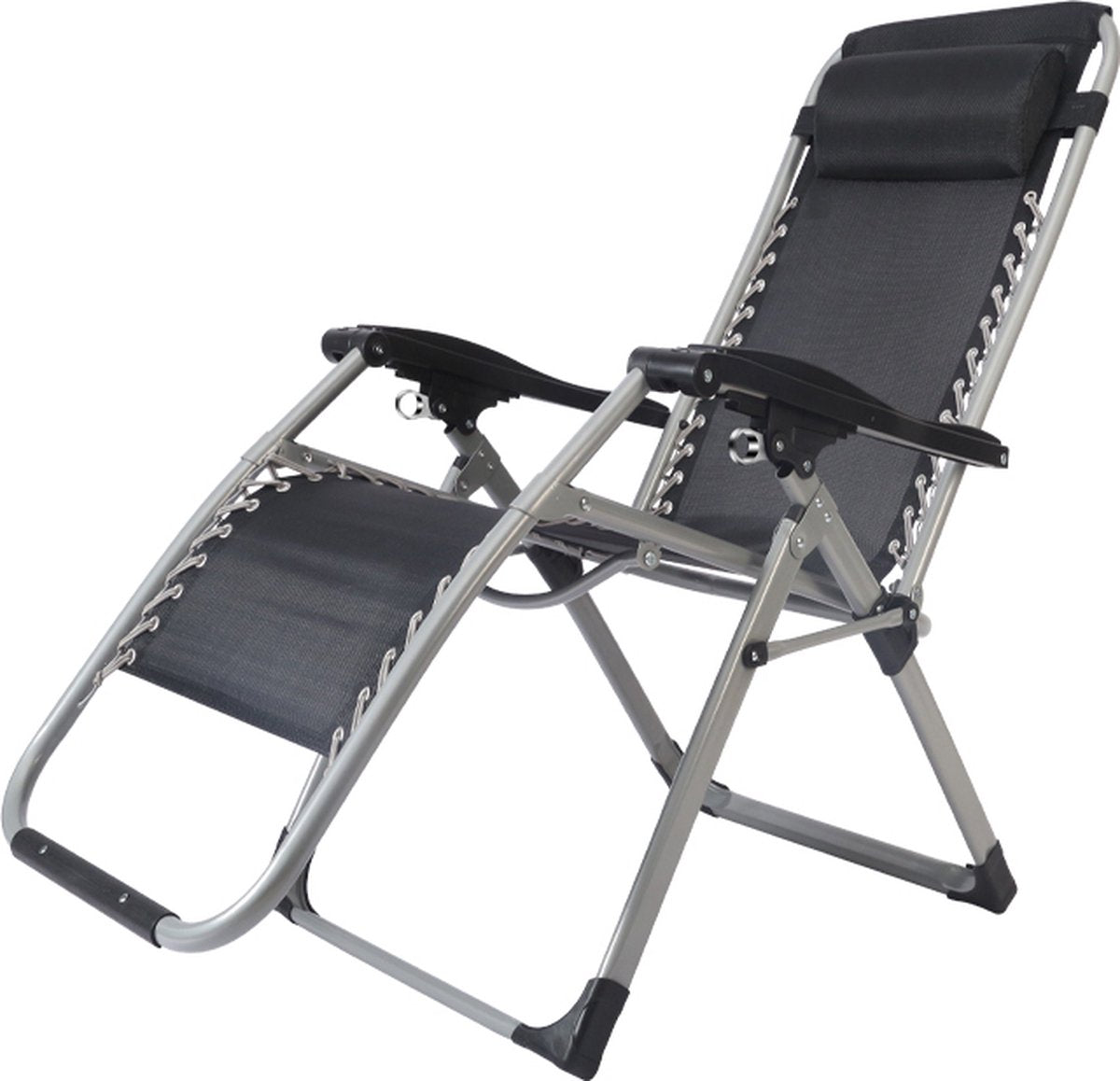  Campingstoel Relax - Ligstoel - Instelbaar En Inklapbare Standenstoel