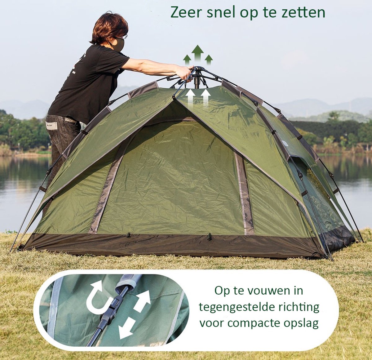 Sens Design Pop Up Tent - Tent - 2-3 Personen