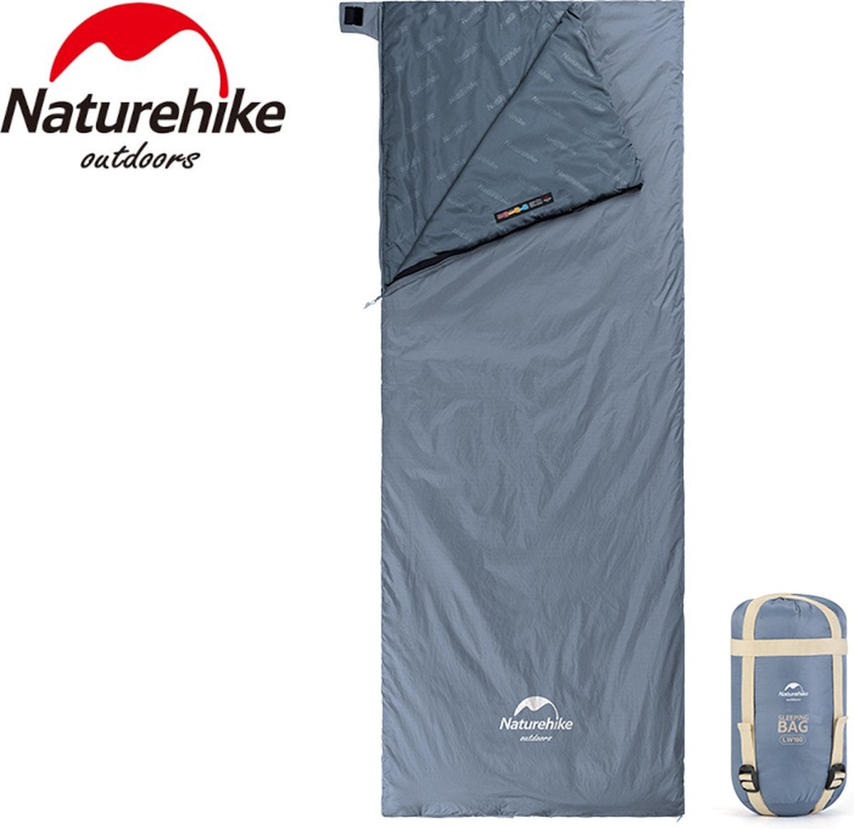  Naturehike® Slaapzak - Lichtgewicht - 190*75cm - Compact - Waterdicht - 3 Seizoenen Slaapzak Lente, Zomer &amp; Herfst - Outdoor - Slaapzakken Volwassen &amp; Kinderen