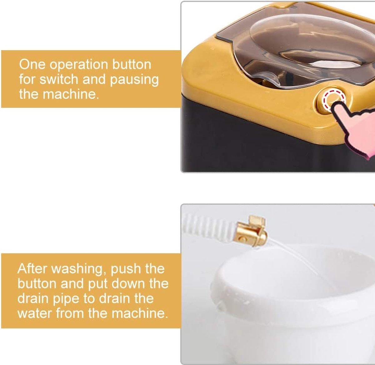 Merkloos Mini Wasmachine - Mini Washing Machine