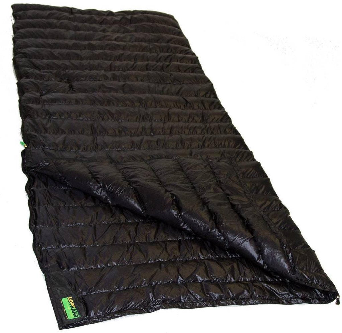  LOWLAND OUTDOOR® Ultra Compact Blanket - Donzen Slaapzak - Gewicht 495g - 210x80 Cm - Comfort Temperatuur +8°C