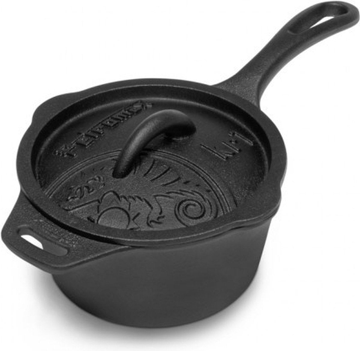 Petromax KR1 Gietijzeren Steelpan Met Deksel (1 Liter)