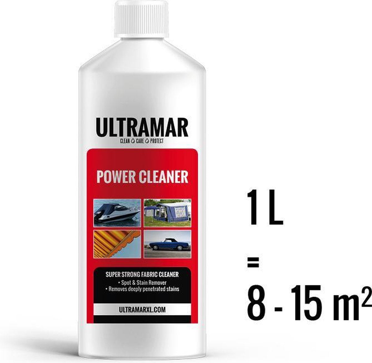  Ultramar - Power Cleaner 1L - Tentdoekreiniger Voor Bootkap, Tent, Cabriodak