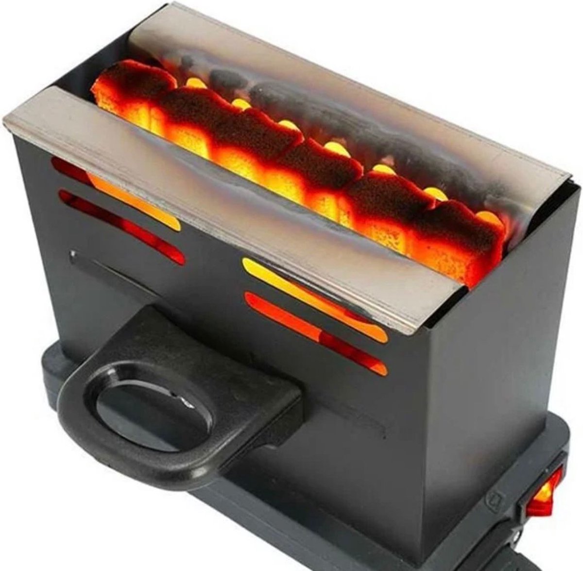  Kolenbrander Elektrische Dum Tosta - Kolenstarter - 800 Watt - Kolenverhitter - Kolen Opwarmen - Kooltjes - Kolen - Coco - Verwarmer - Amy Deluxe - Camping Kooktoestel - Kooktoestel Camping - Kookplaat -BBQ Starter – Shisha - Waterpijp
