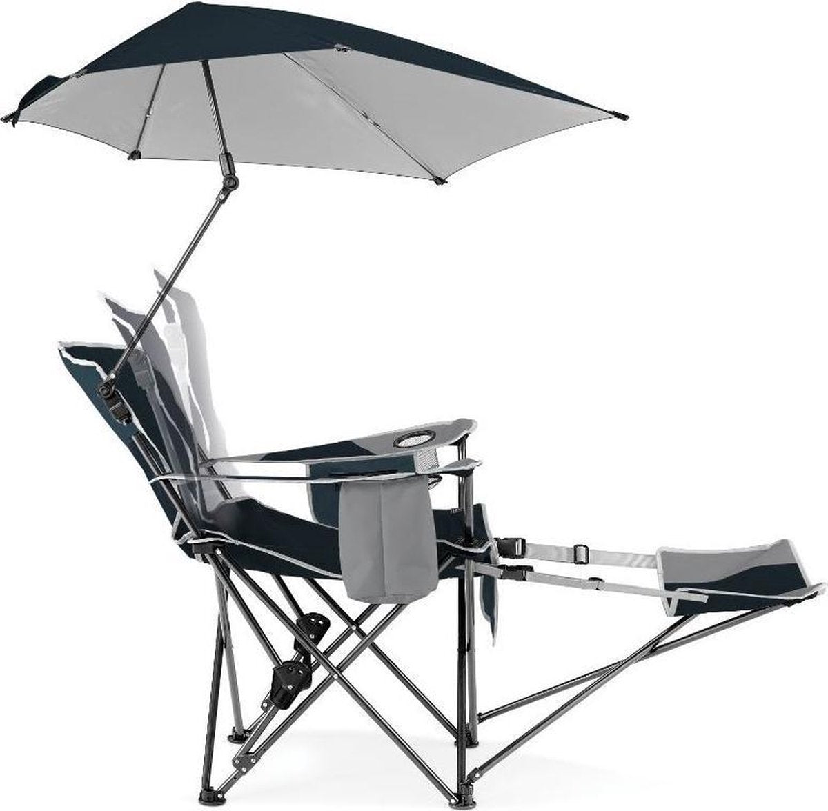  Sport-Brella Verstelbare Campingstoel Met Parasol - Strandstoel - Visstoel