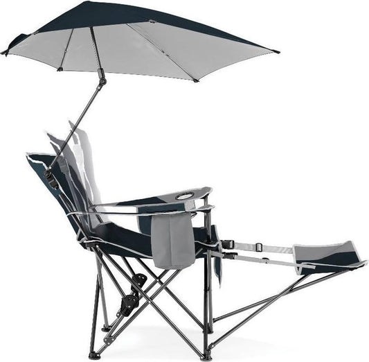  Sport-Brella Verstelbare Campingstoel Met Parasol - Strandstoel - Visstoel