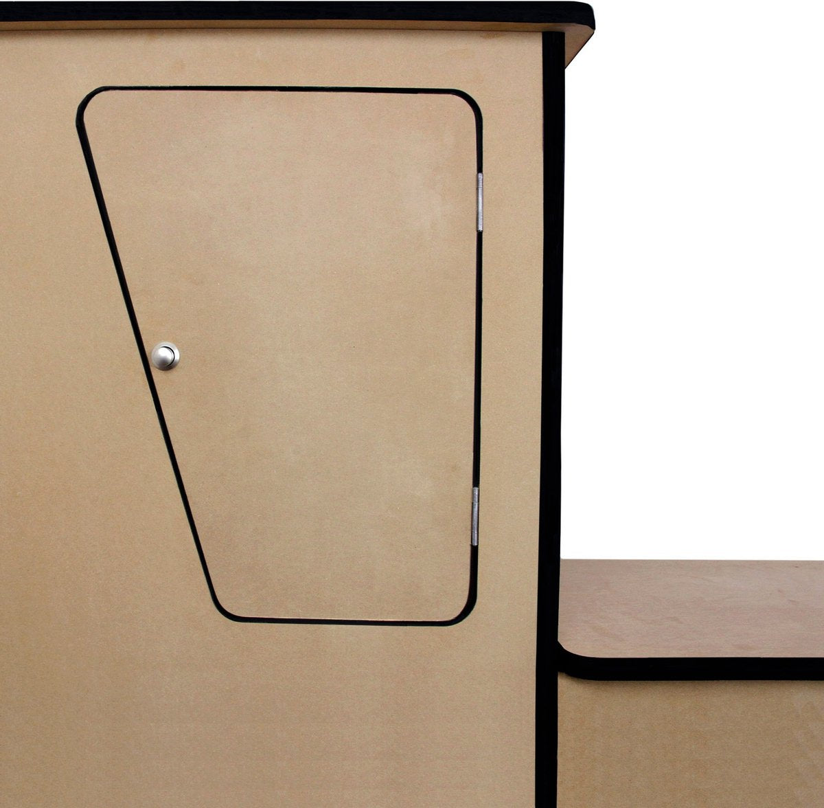  Camper Keuken MDF - Linkerkant EU - Inclusief Kledingstang + Wijnrek - Onbewerkt - Inbouw Kasten Inrichting Kampeerauto Caravan