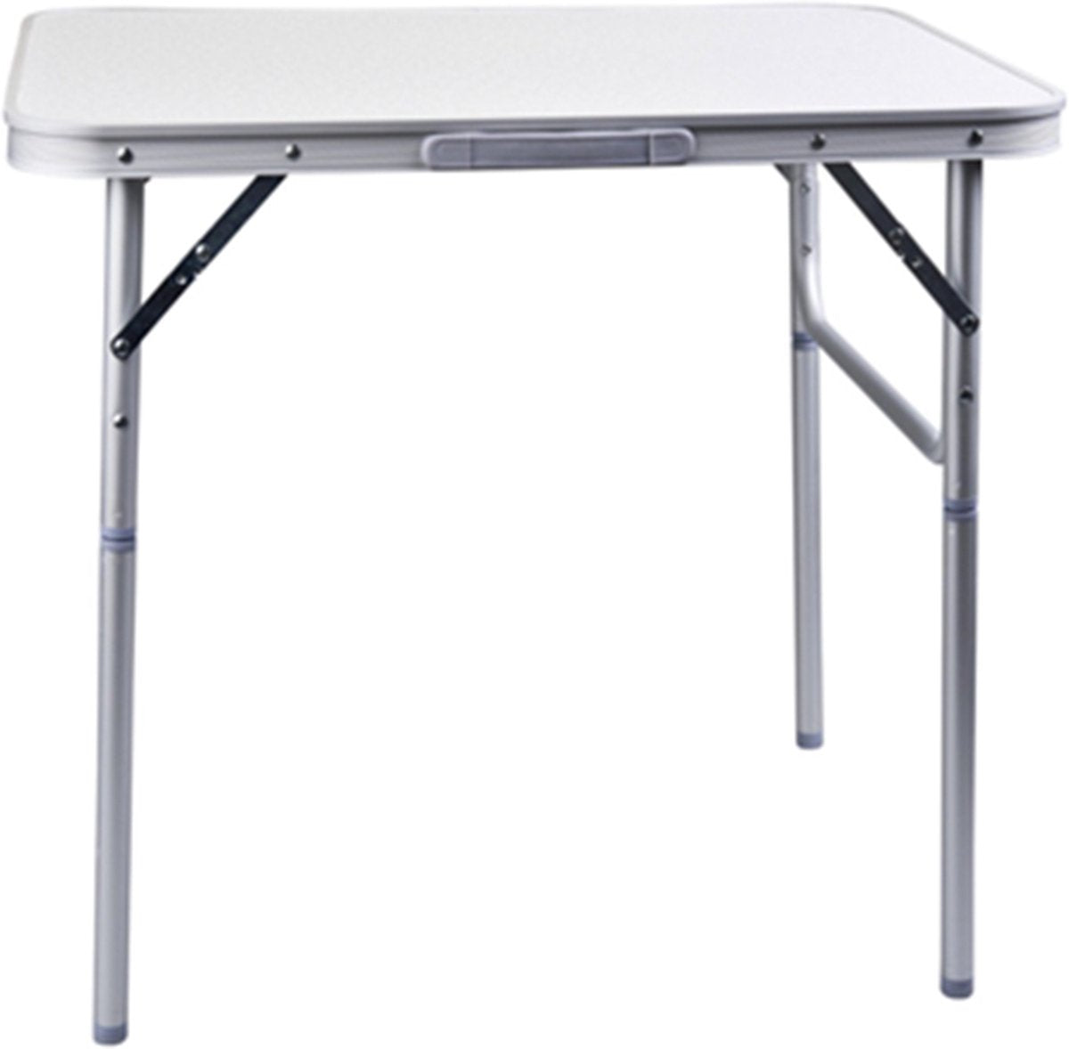 Merkloos Aluminium Inklapbare Tuintafel - Campingtafel - 80x60x68 Cm