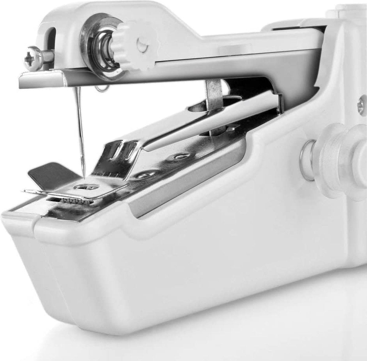  Borvat® | Elektrische Mini Handnaaimachine | Repareren Van Kleding Scheuren Of Gaten | Compact Voor Reizen Of Vakantie | Draadloze Hand Naaimachine Op Batterijen