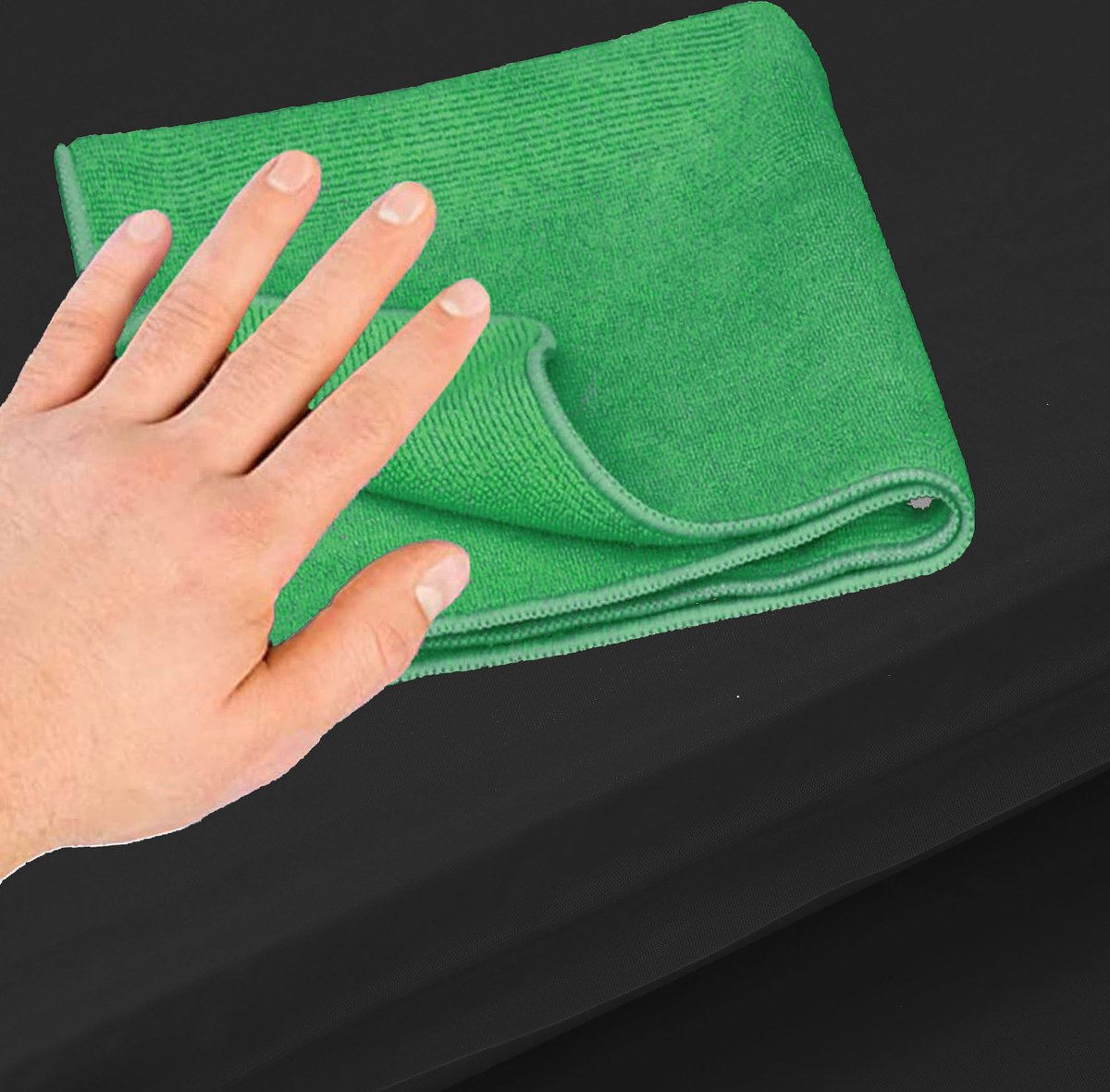  Springos Slaapmat | Zelfopblazend | 180 Cm | Inclusief Hoes | Zwart