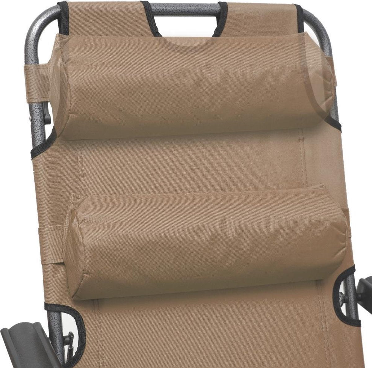  Ligstoel Opvouwbaar 155x60cm - Lichte Ligbed Relaxstoel Tuinstoel Campingstoel Strandstoel