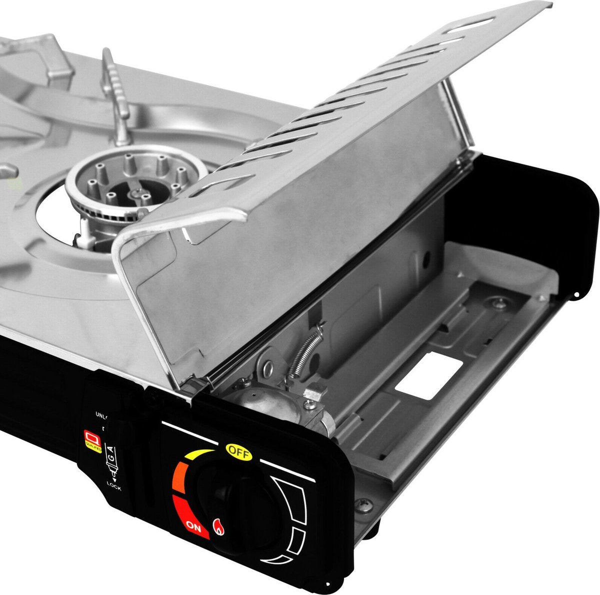  SMH LINE® Dubbele Camping Kooktoestel - 2 Pits - Draagbaar Gasfornuis - 2x 2500W