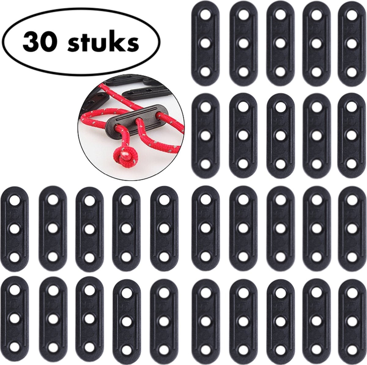  Plastic Scheerlijn Spanner - Scheerlijn - Scheerlijnspanners - 30 Stuks