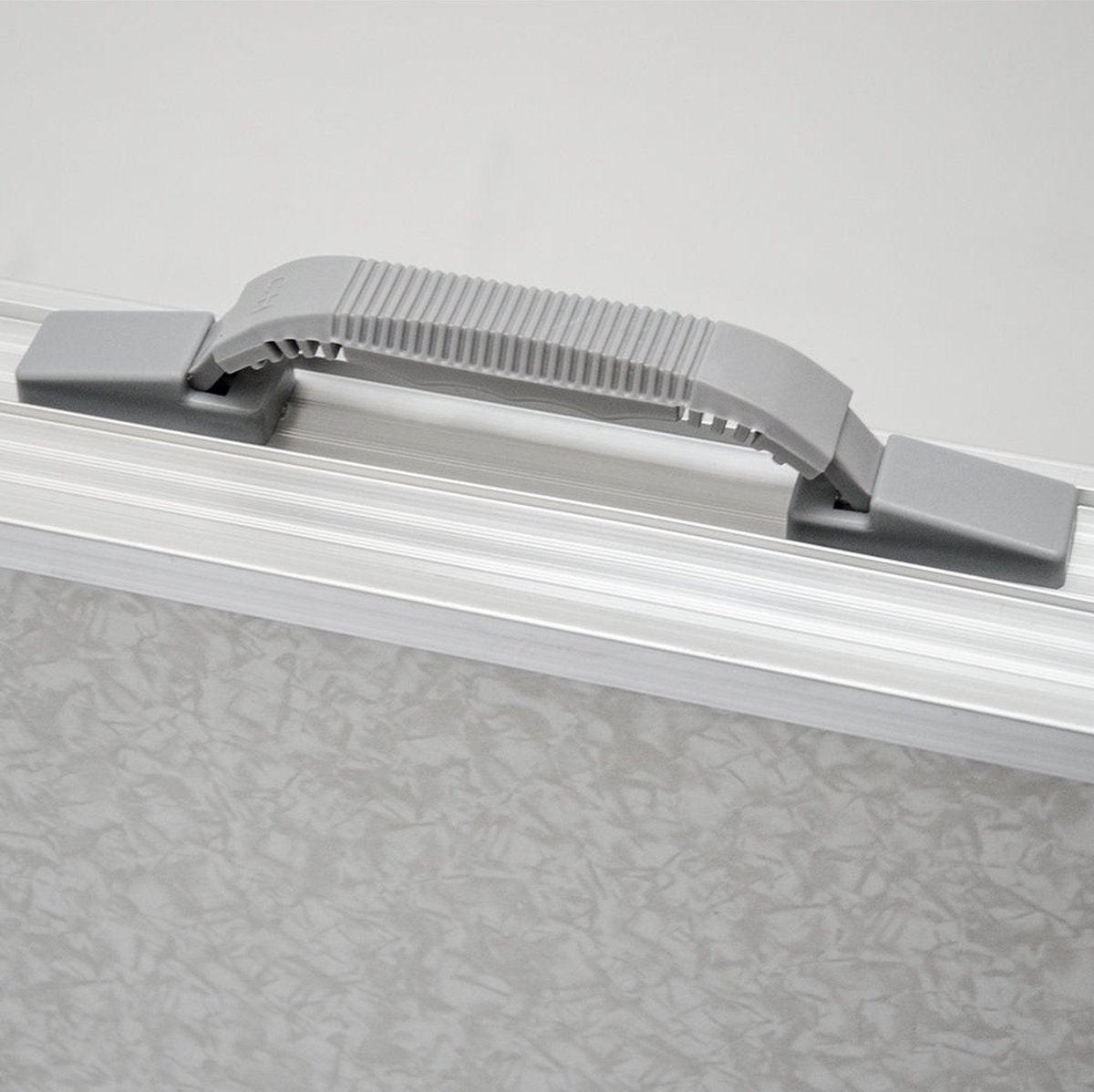  Aluminium Kampeertafel 120x60cm - Campingtafel Inklapbaar - 3-voudig Verstelbare Vouwtafel Grijs
