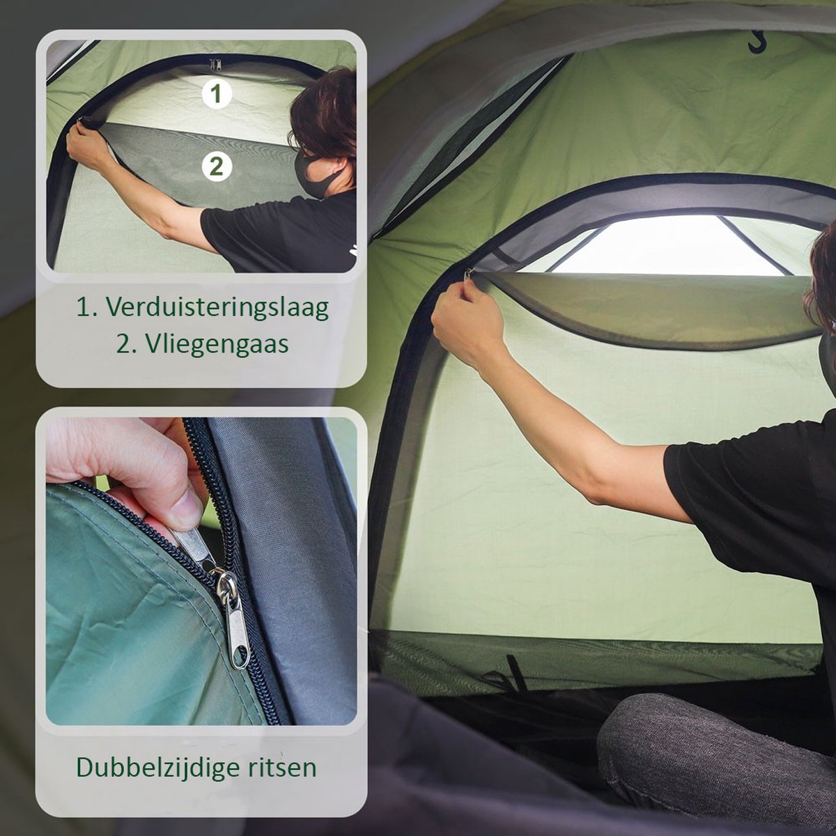  Sens Design Pop Up Tent - Tent - 2-3 Personen