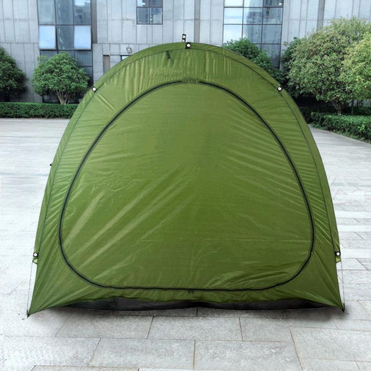 Merkloos Fietstent,Beschermhoes Fietsenschuur, Tent Voor Camping In De Open Lucht-groen 200*80*165CM