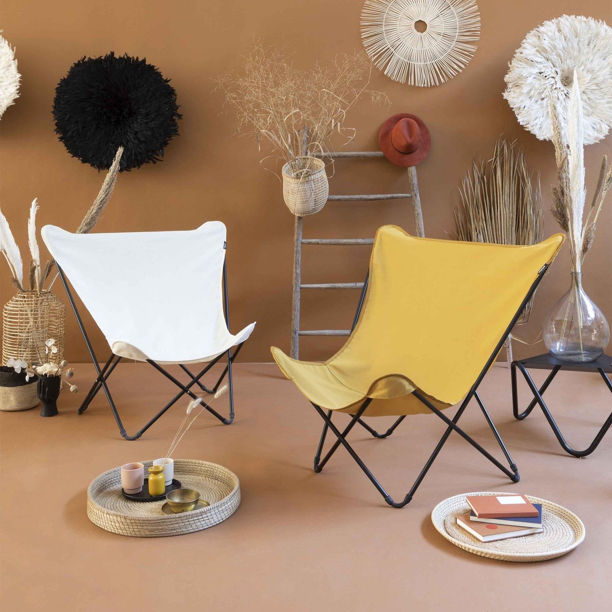  LAFUMA Pop Up XL - Vlinderstoel - Inklapbaar - Curry