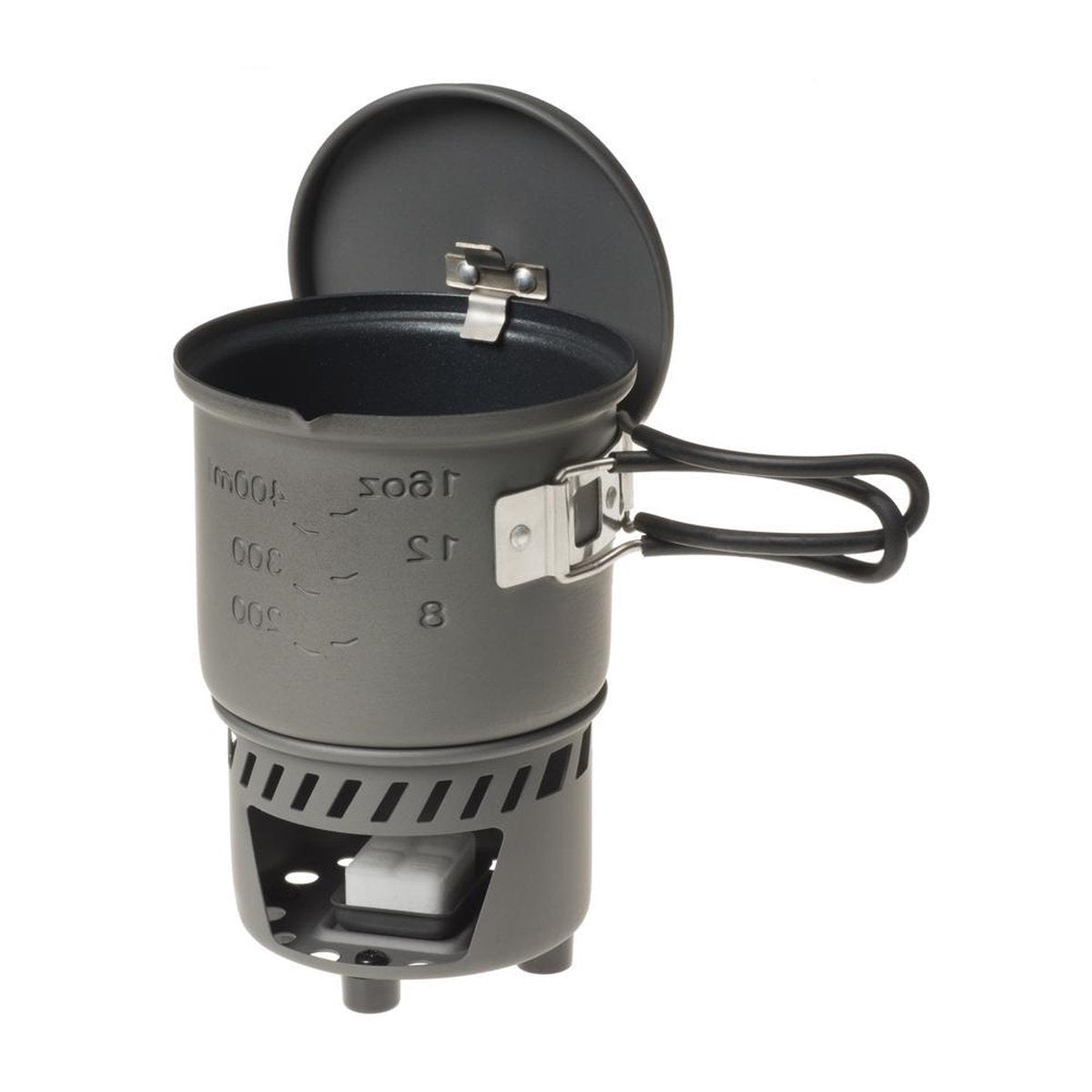  Esbit Outdoor Kooktoestel 585ml - Opbergtas - Aluminium - Solid Fuel