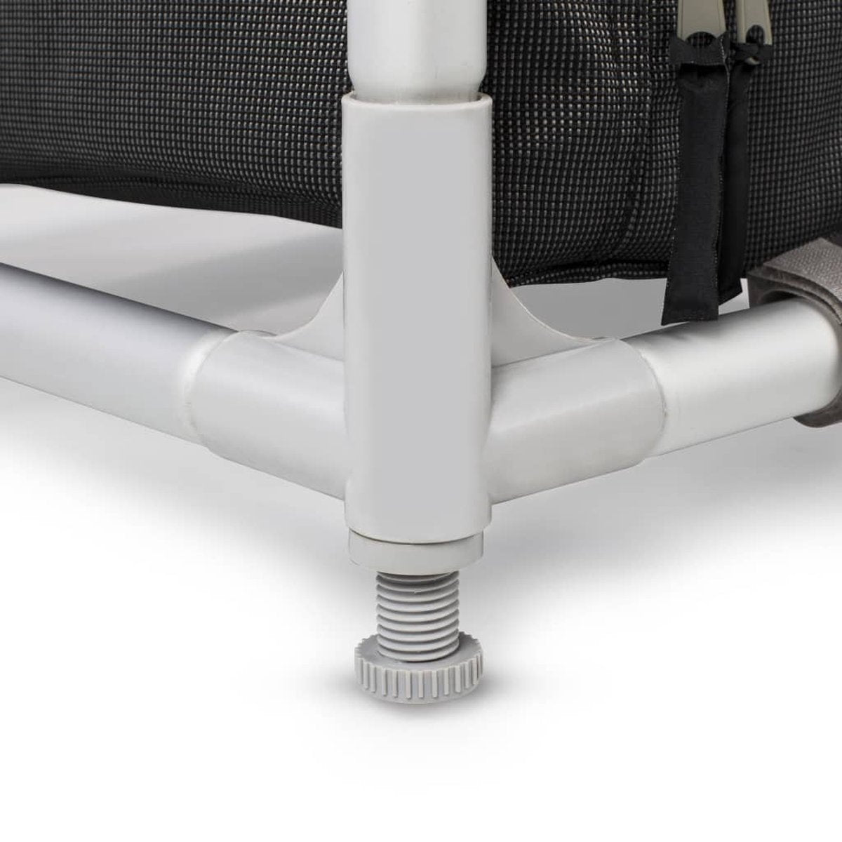  Campart Campingkast CU-0719 – Opvouwbaar En Verstelbaar - 4 Verstelbare Poten - 3 Lagen - Aluminium Frame - Grijs