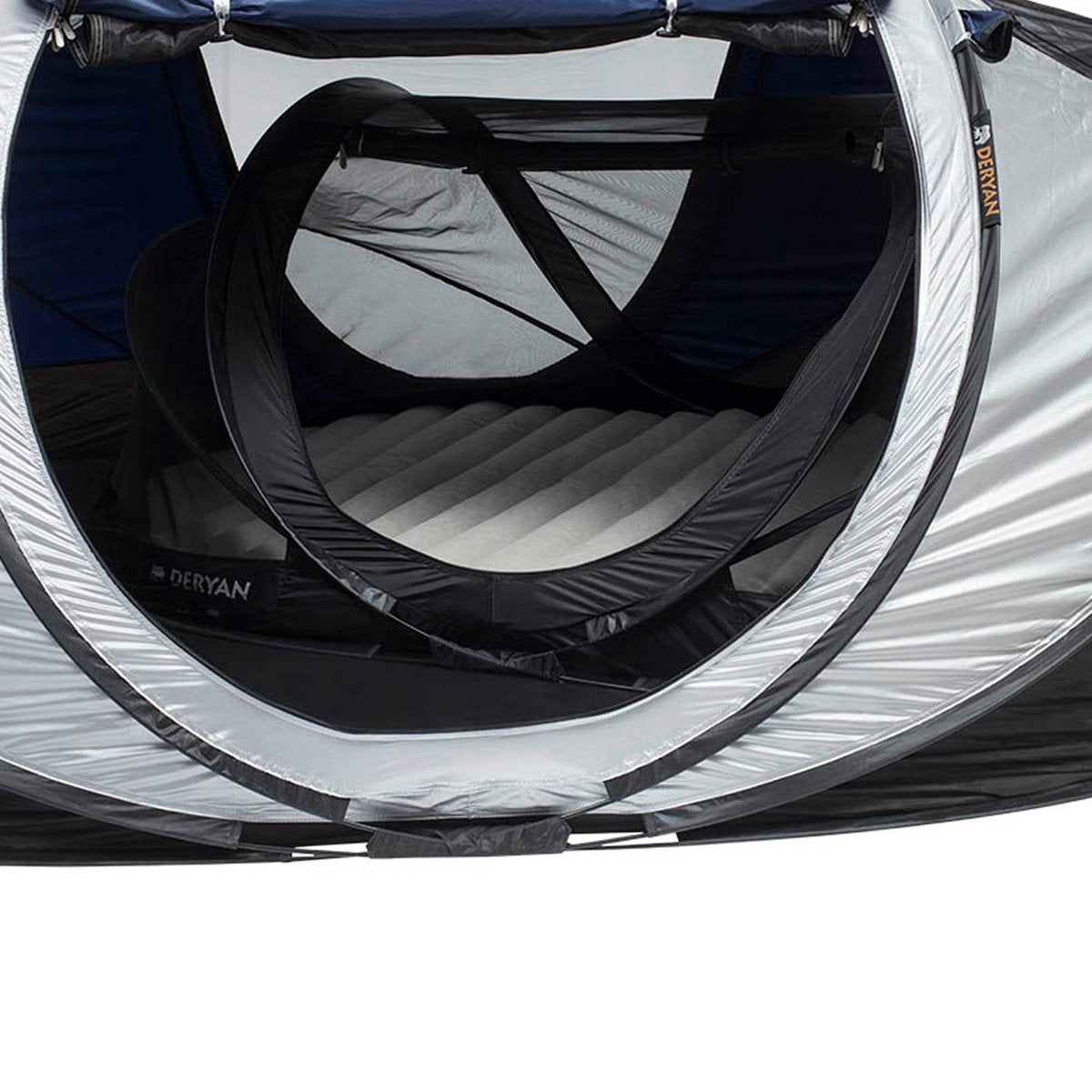  Deryan Luxe Pop-up Reisklamboe - Lichtgewicht 2 Persoons Klamboe – Geimpregneerd - Slaapcompartiment Voor Tent - Binnentent