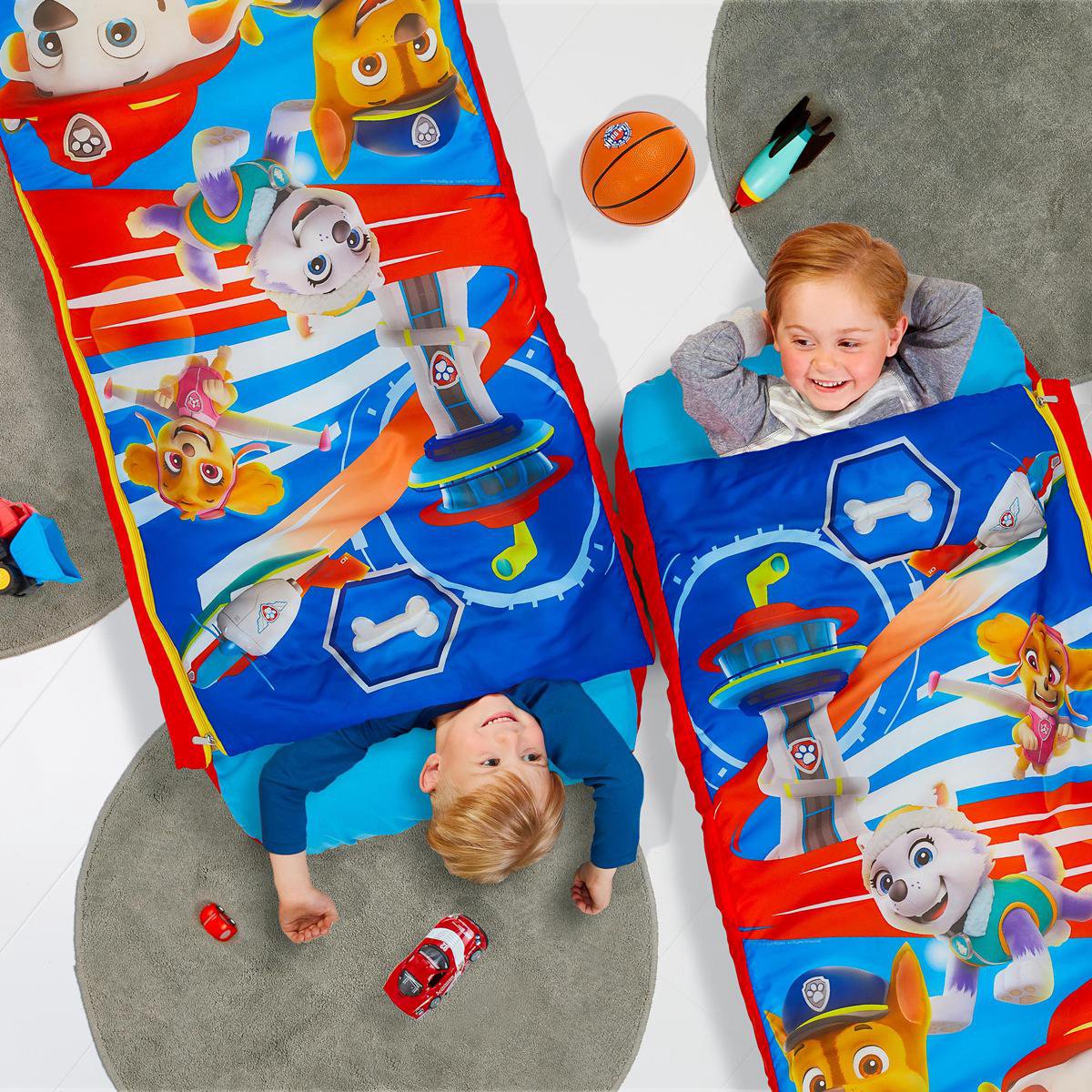  Paw Patrol Junior ReadyBed-2 In 1 Kids Sleeping Inflatable Air Bed In A Bag With A Pump, Polyester, Single