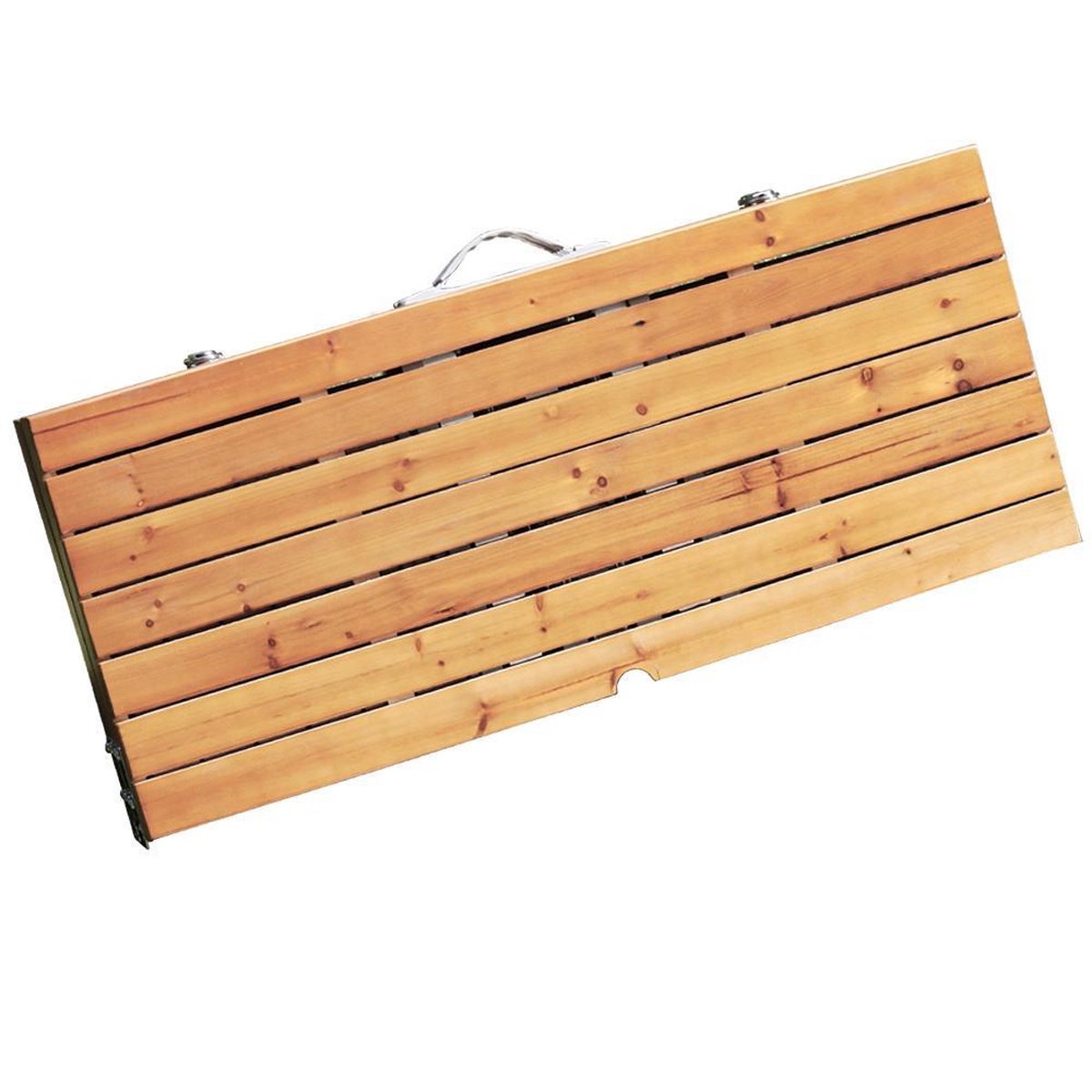 Merkloos Deuba Picknicktafel Campingtafel - Opvouwbaar Voor 4 Personen - Hout En Aluminium