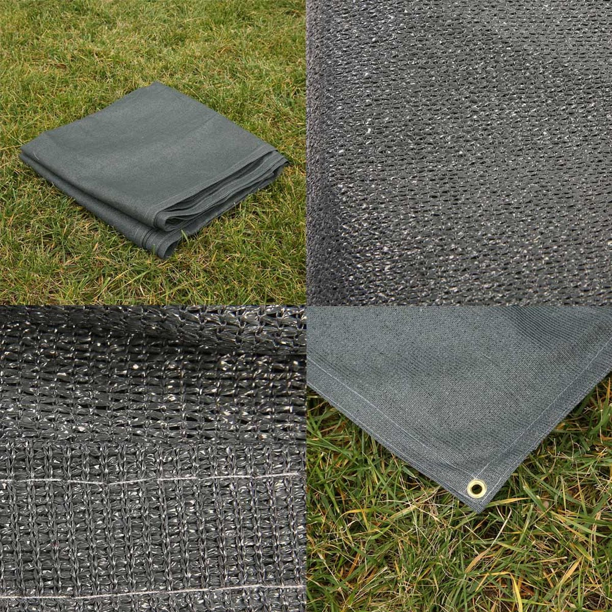  Voortent Tapijt, Antraciet 2,50 X 5,00 Meter; Luifeltapijt, Tenttapijt, Voortentbodem, Luifelvloer, Voortenttapijt, 500x250cm Water En Vuil Doorlatend - Multistrobe