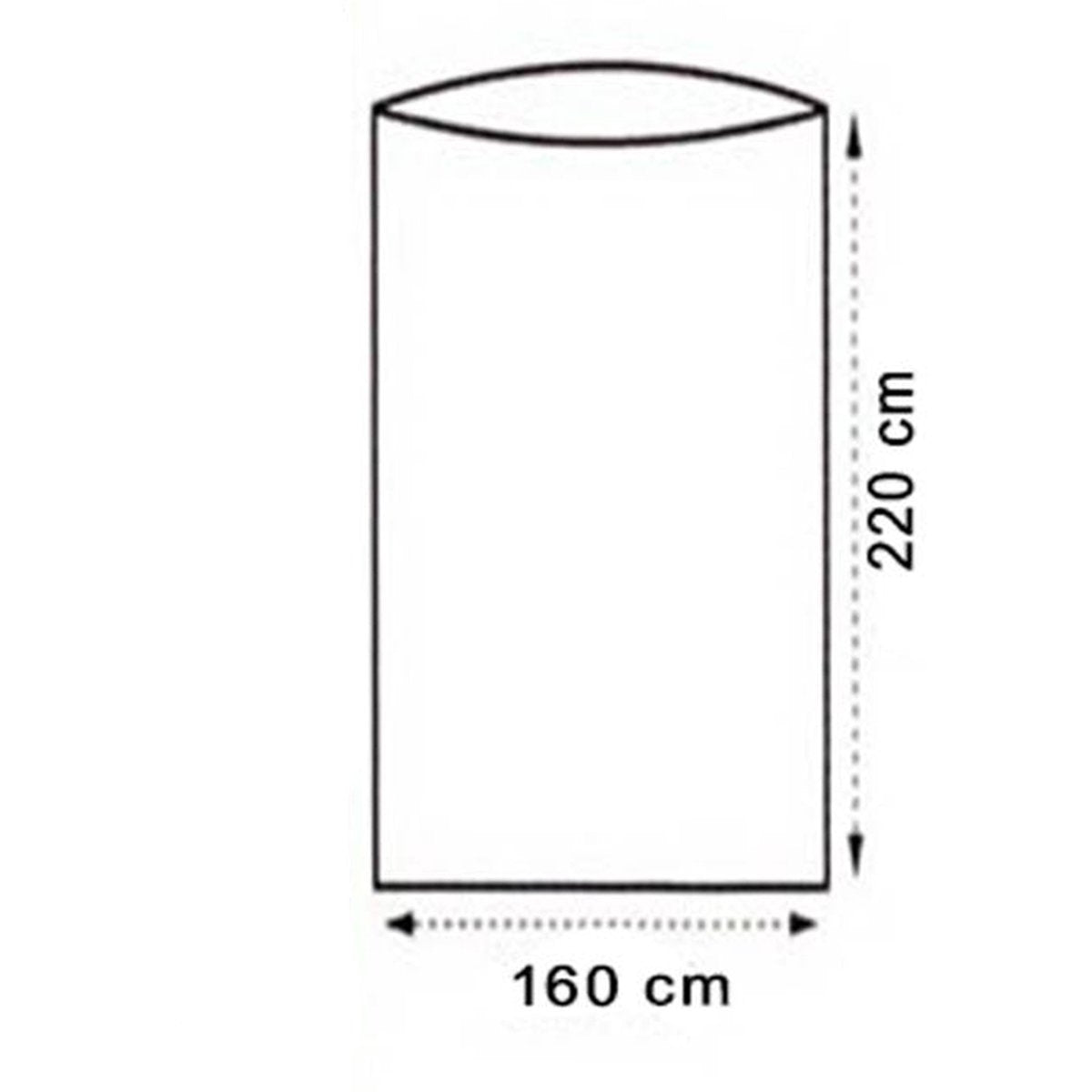  LOWLAND OUTDOOR® LAKENZAK - SUPERLITE - 2 PERS - 220X160 CM - 600GR
