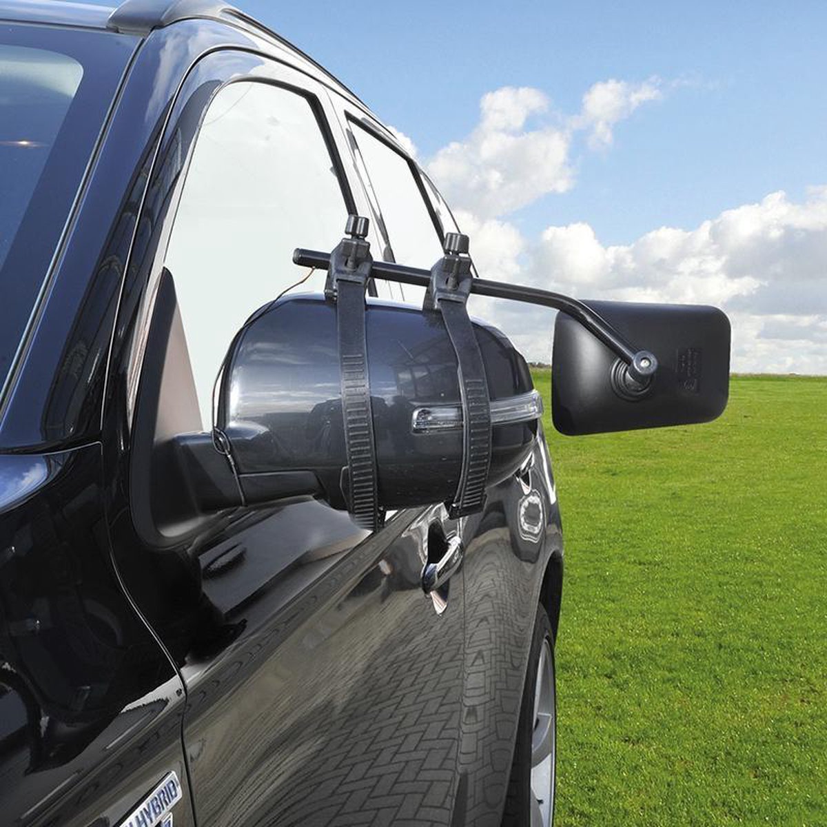 PROPLUS Pro Plus Caravanspiegel - Deluxe - Universeel Voor Links En Rechts - Zwart