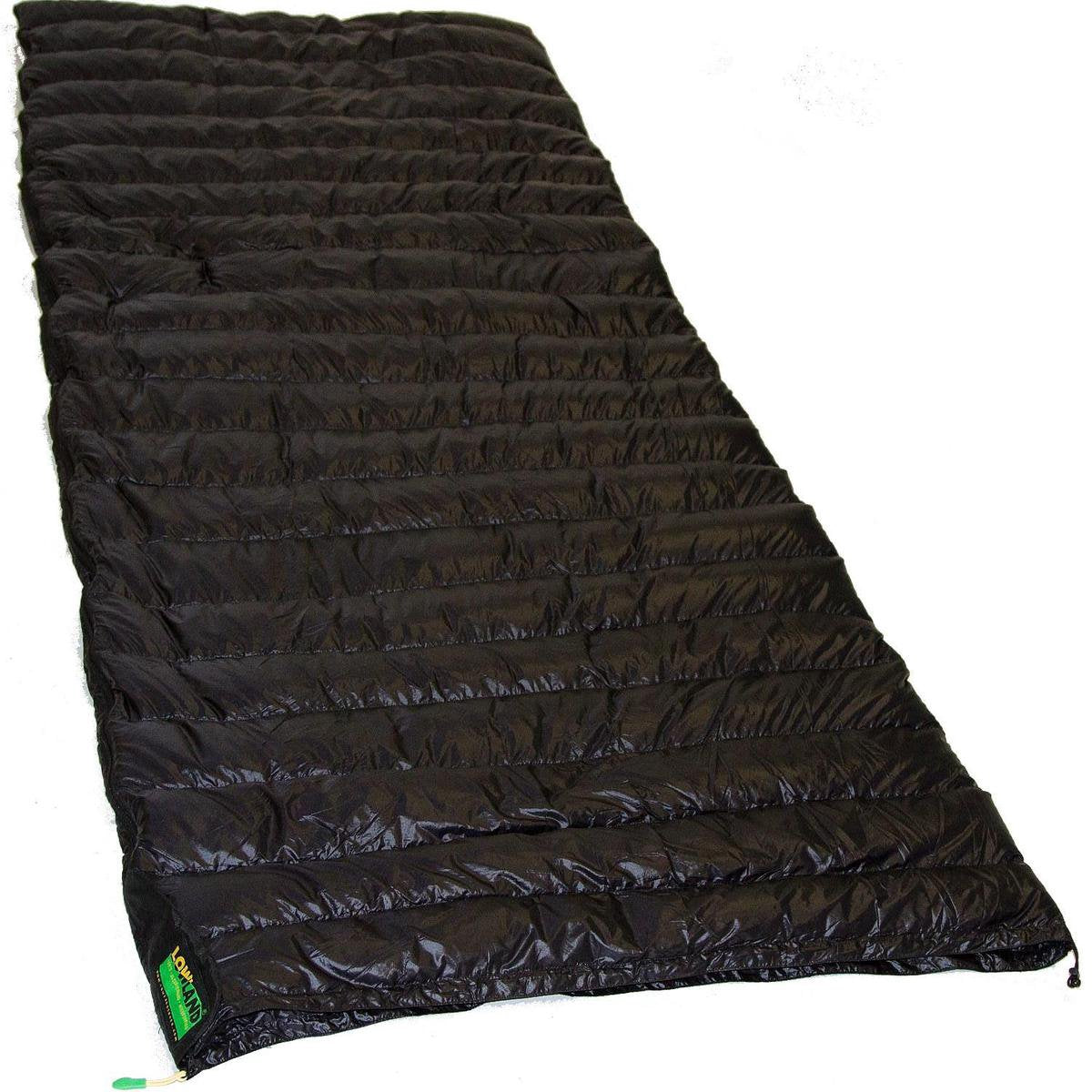  LOWLAND OUTDOOR® Ultra Compact Blanket - Donzen Slaapzak - Gewicht 495g - 210x80 Cm - Comfort Temperatuur +8°C