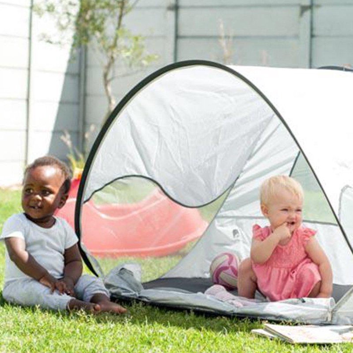  Deryan Luxe Pop Up Strandtent - Anti-UV 50+ - Cream