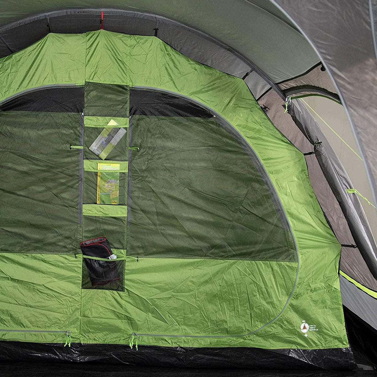  High Peak Tunneltent Bozen 5.0, 5 Persoons, 2,0 M Stahoogte, 4.000 Mm Waterdicht, Verduisterde Binnentent