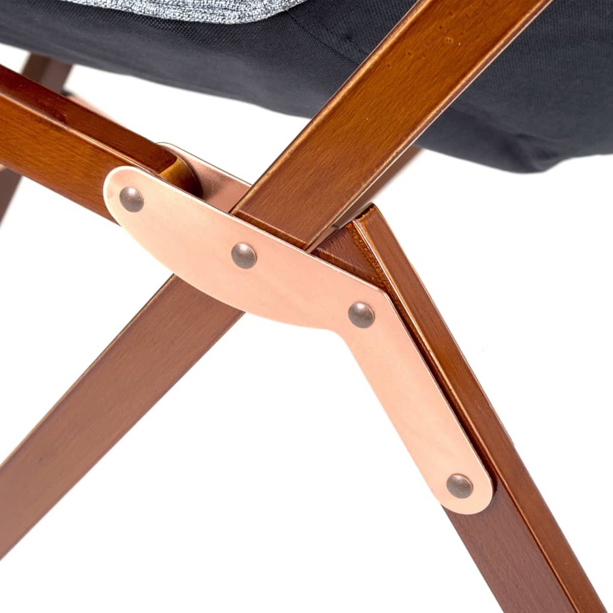  Bo-Camp - Urban Outdoor - Relaxstoel - Bloomsbury - L - Oxford Polyester - Grijs